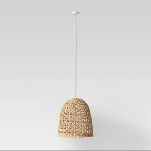 Seagrass Pendant Light from Threshold